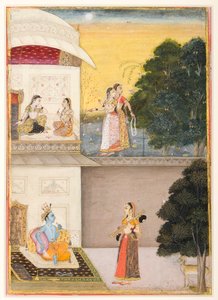 Radha vinasıyla Krishna